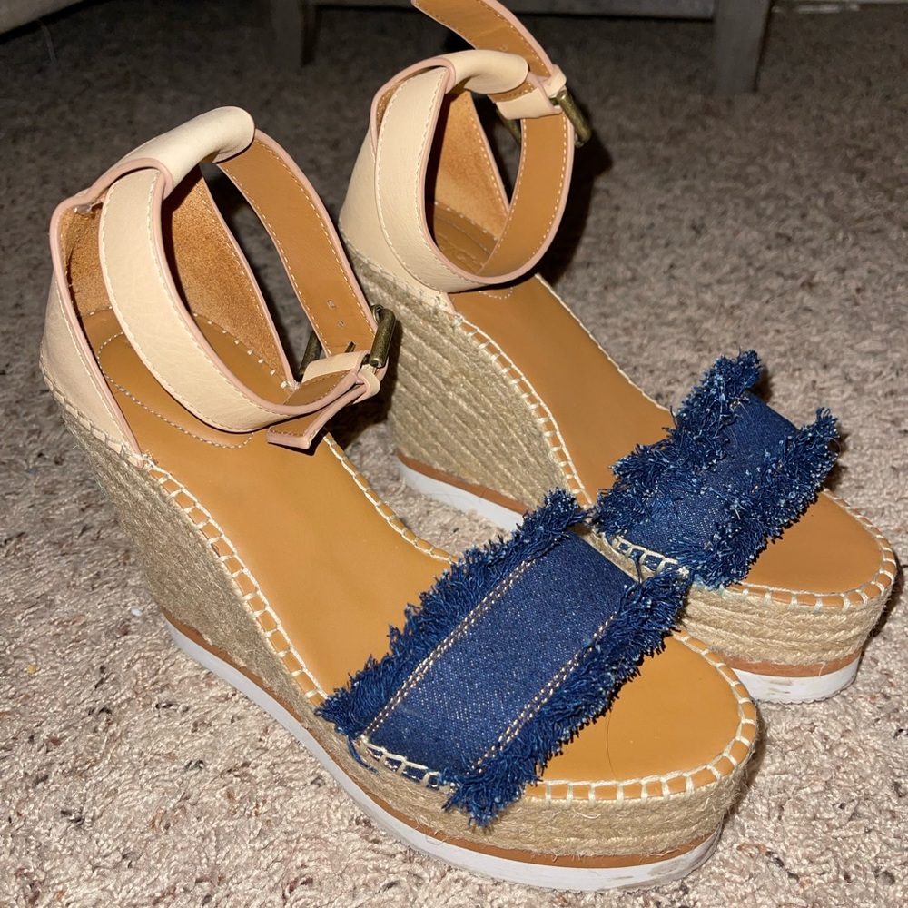 “See by Chloe” Wedges- Size 8.5